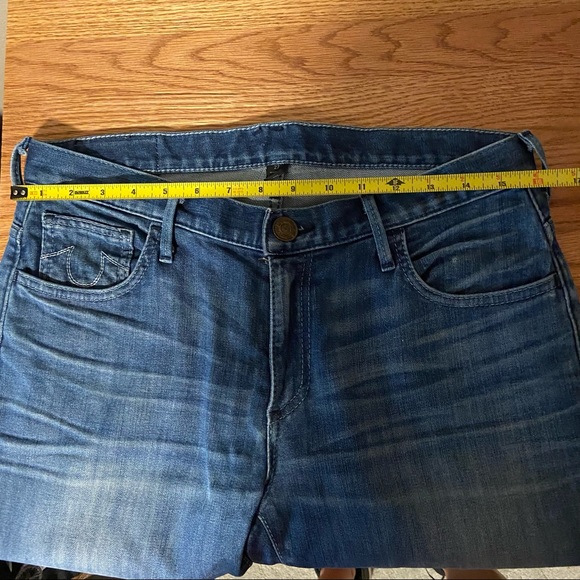 True Religion Audrey Crop Jean In Vintage Selvage - Picture 11 of 13